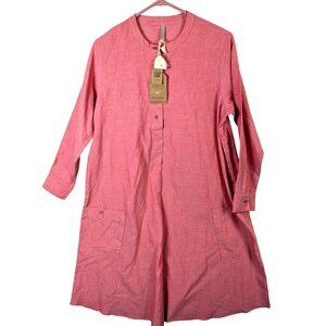 Embellish Women size M Shirt Dress Cotton Chambray Claire Classic Minimalist